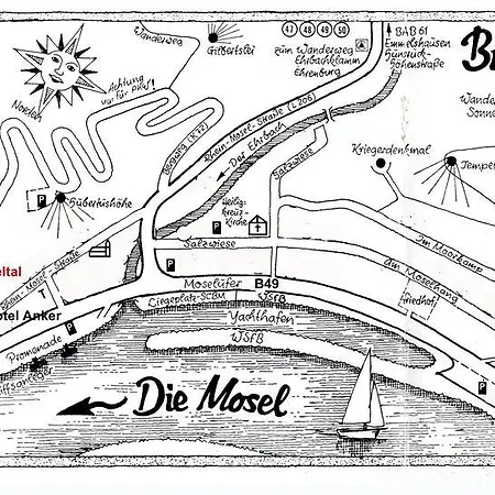 아파트 Ferienwohnung Moseltal *